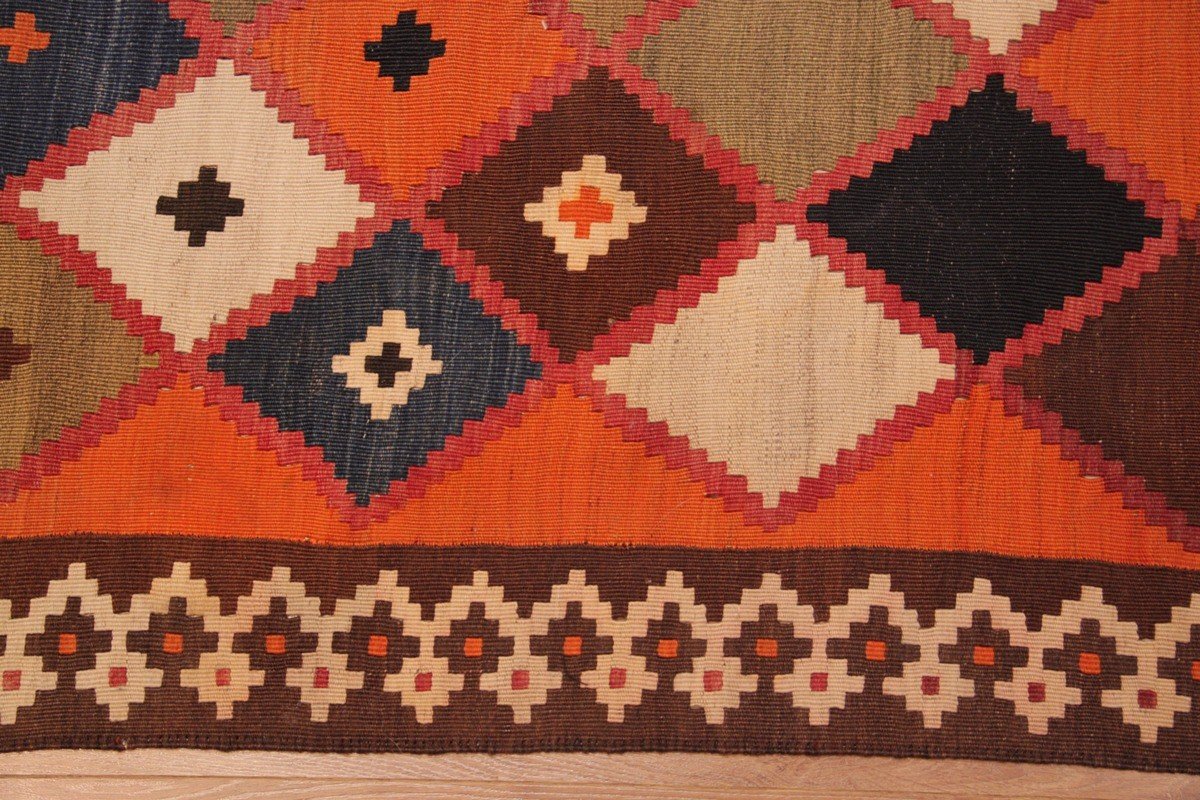 Kilim Gashghaï Kashkuli Iran 233 X 136 Cm-photo-4