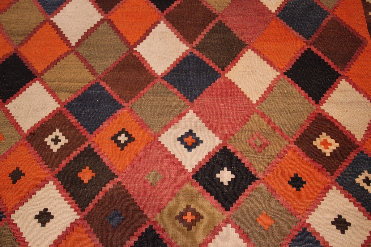 Kilim Gashghaï Kashkuli Iran 233 X 136 Cm-photo-1