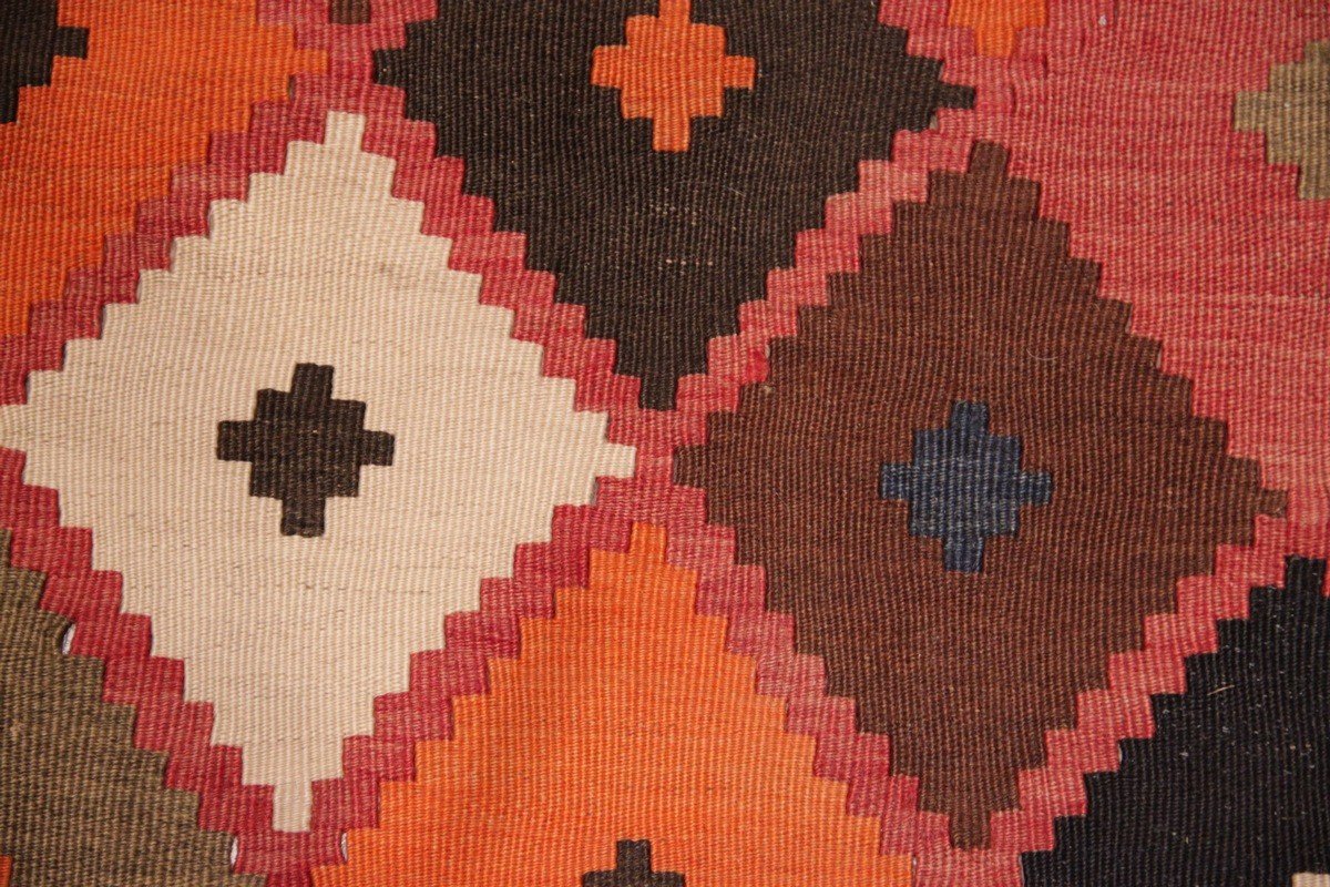 Kilim Gashghaï Kashkuli Iran 233 X 136 Cm-photo-2