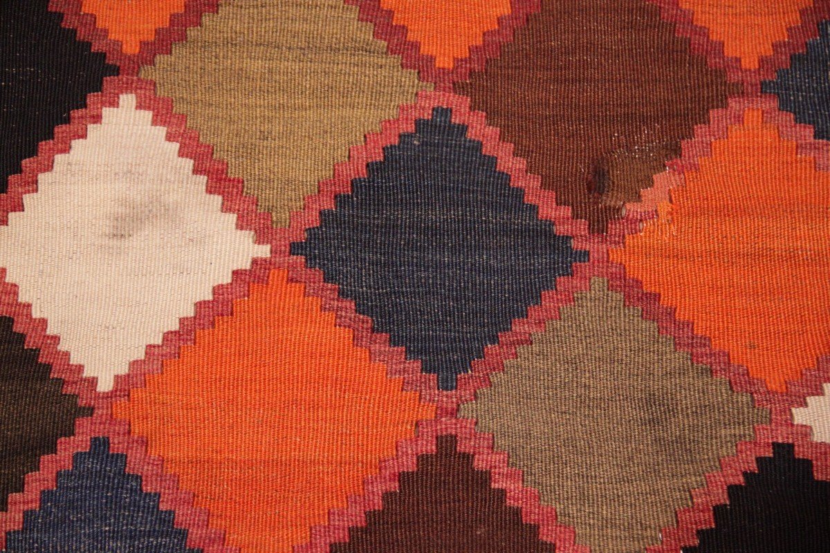 Kilim Gashghaï Kashkuli Iran 233 X 136 Cm-photo-3