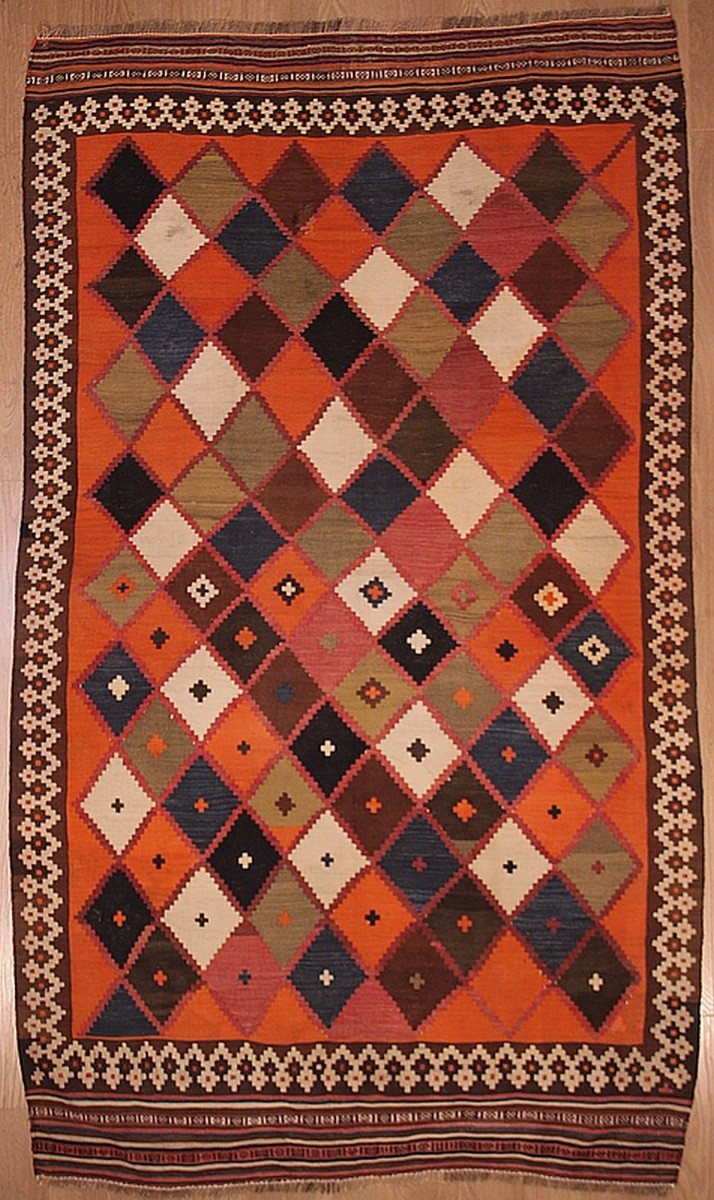 Kilim Gashghaï Kashkuli Iran 233 X 136 Cm