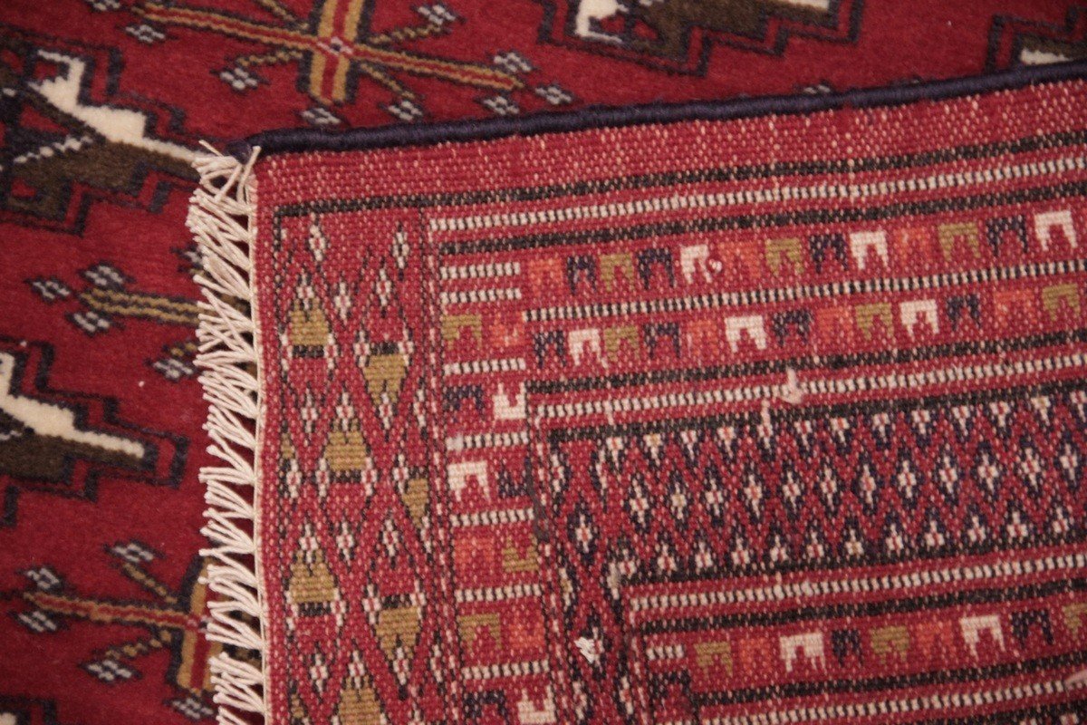 Turkmen Khorasan Djoval Rug 115 X 65 Cm-photo-1