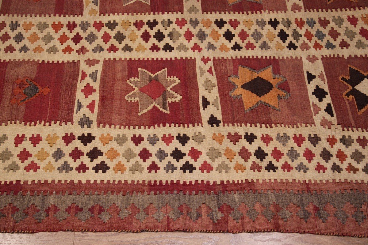 Kilim Gashghaï Kashkuli Iran 262 X 156 Cm-photo-4