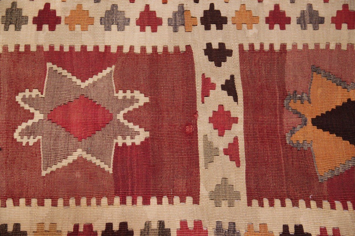 Kilim Gashghaï Kashkuli Iran 262 X 156 Cm-photo-4