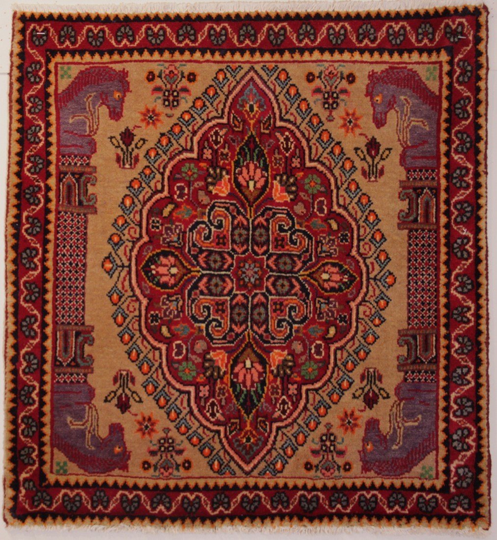 Tapis Gashghai Kashkuli Iran 65 x 60 cm