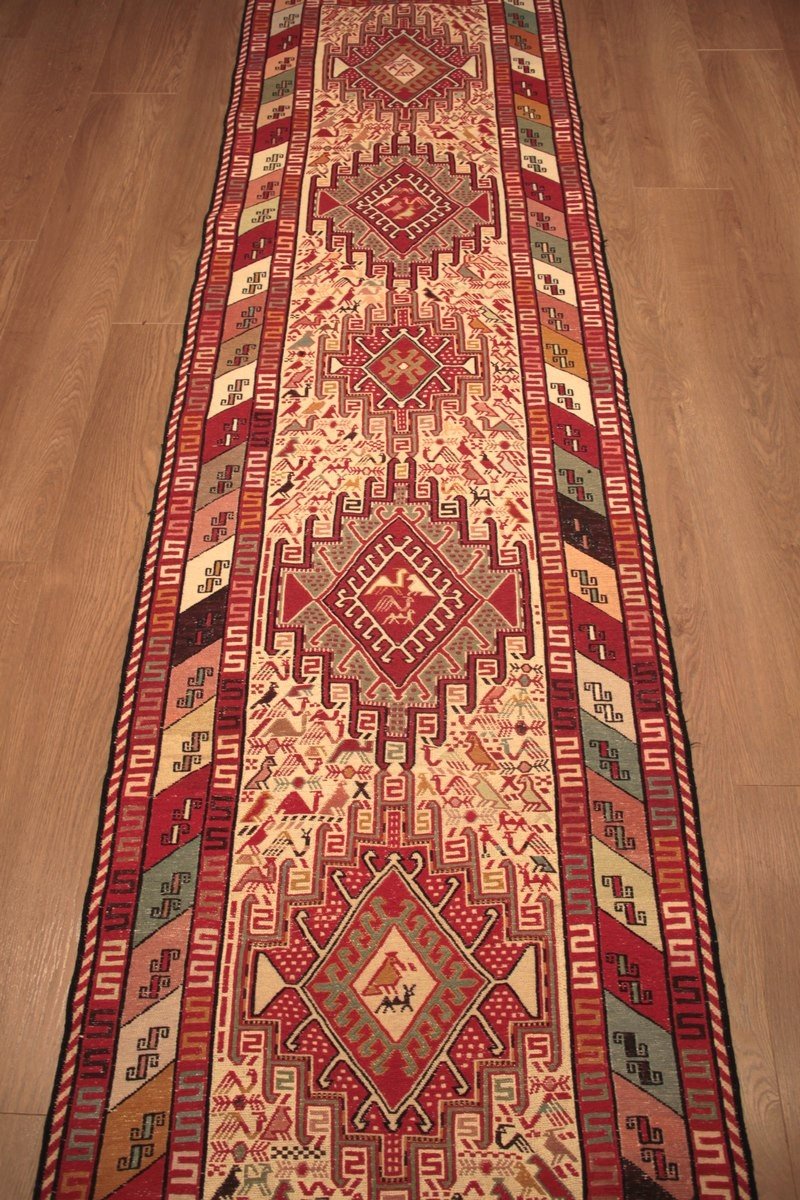 Kilim soumak shahsavan Iran 280 x 74 cm-photo-2