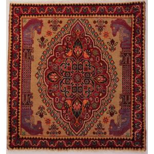 Gashghai Kashkuli Iran Rug 65 X 60 Cm