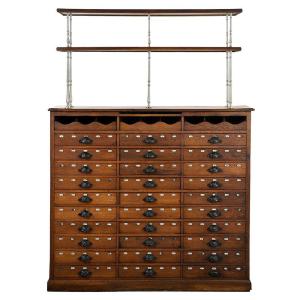 20th Century Restaurant Furniture With 30 Drawers