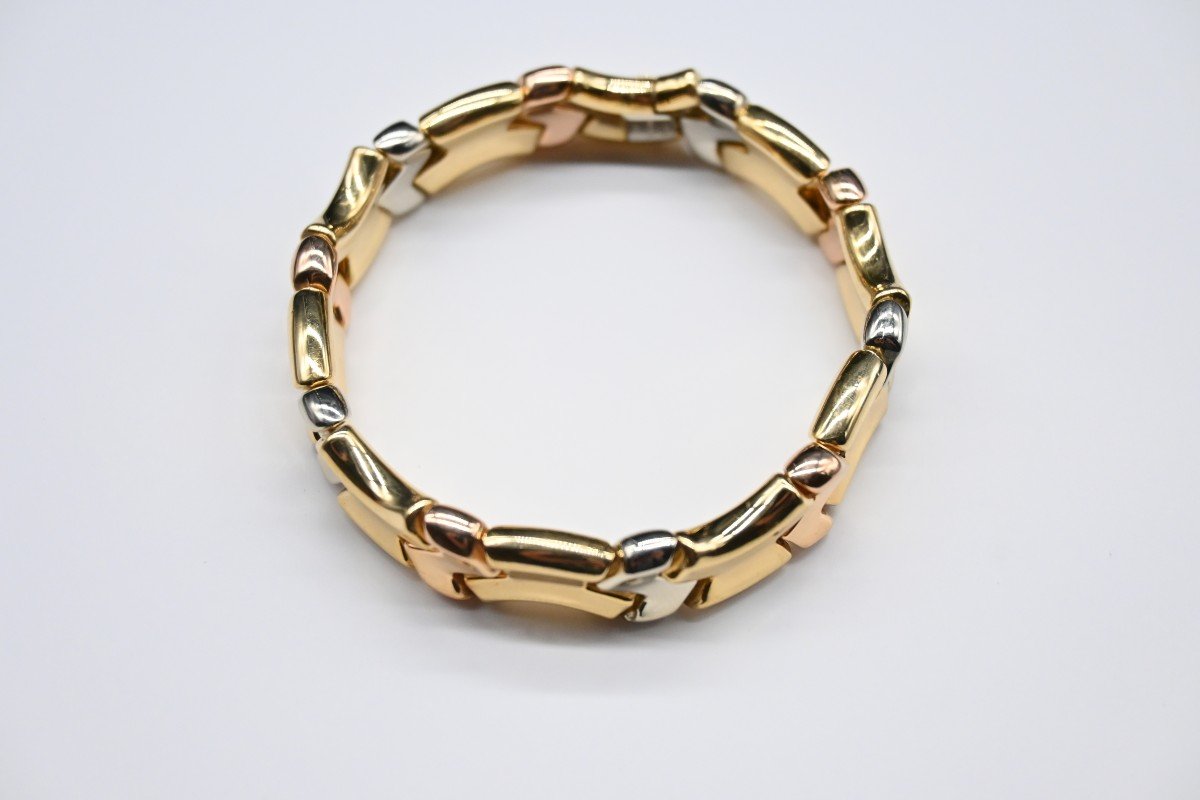 Bracelet Maille Moderne 3 Ors-photo-4