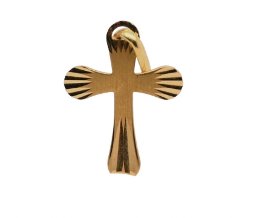 Pendant, Cross In 18 Carat Gold