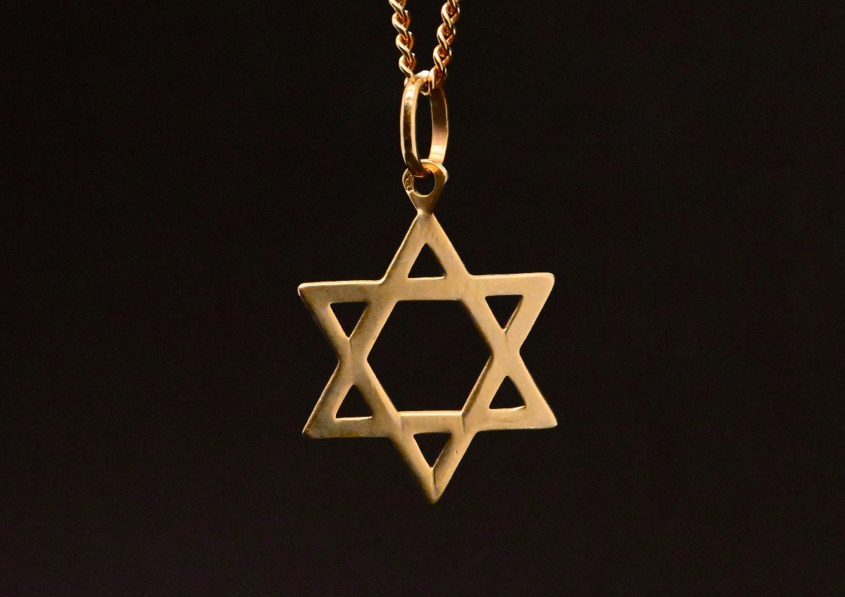 Magen David In 18k Yellow Gold-photo-2