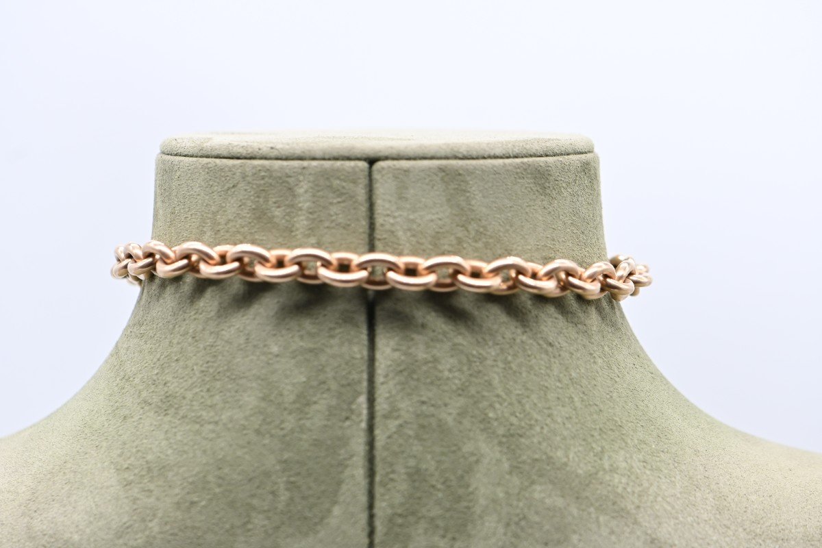 Round Mesh Chain With Baton Clasp-photo-2