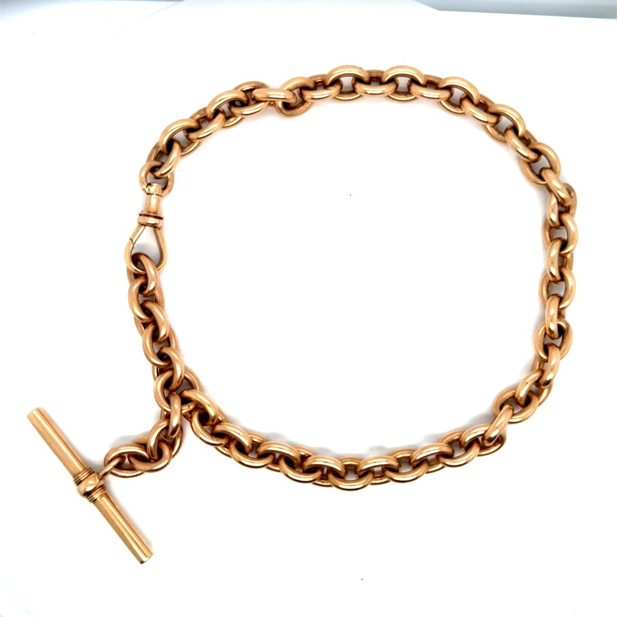 Round Mesh Chain With Baton Clasp-photo-2