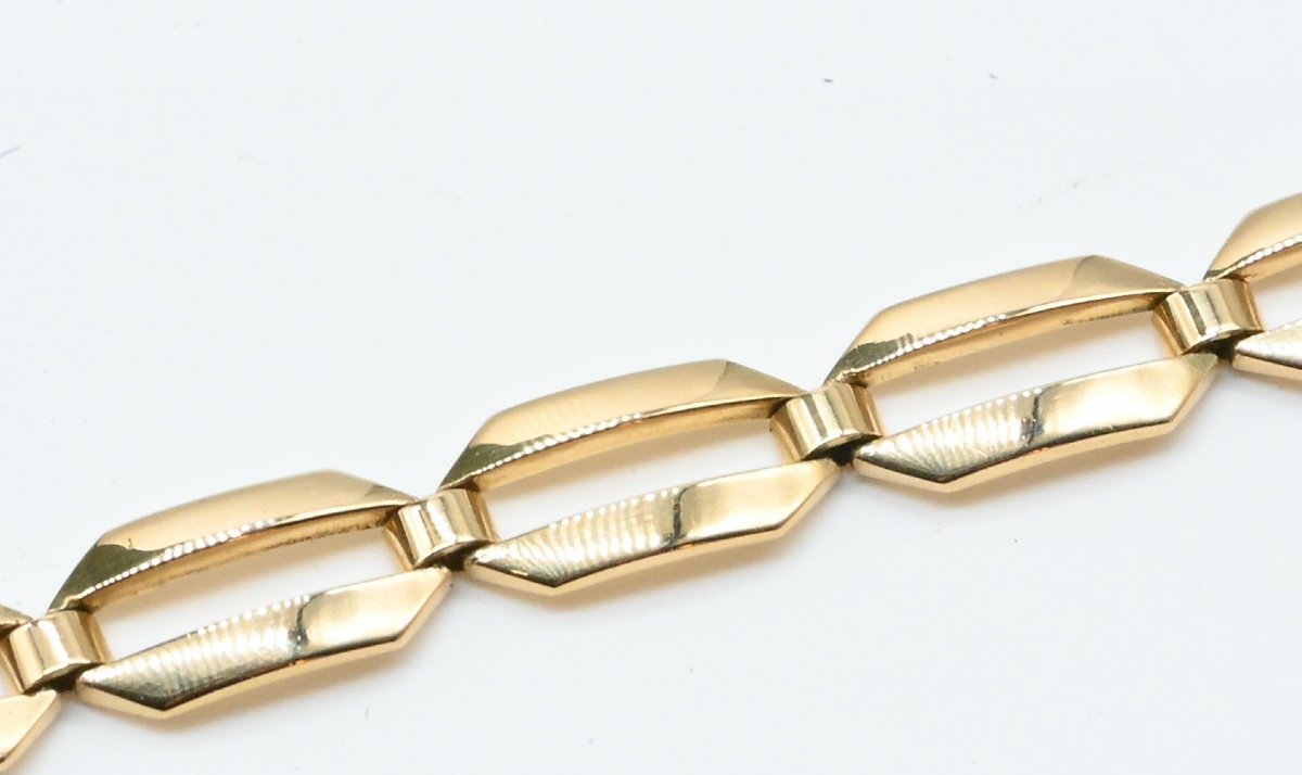 Bracelet Vintage Années 50 Or Jaune 18 Carats -photo-2