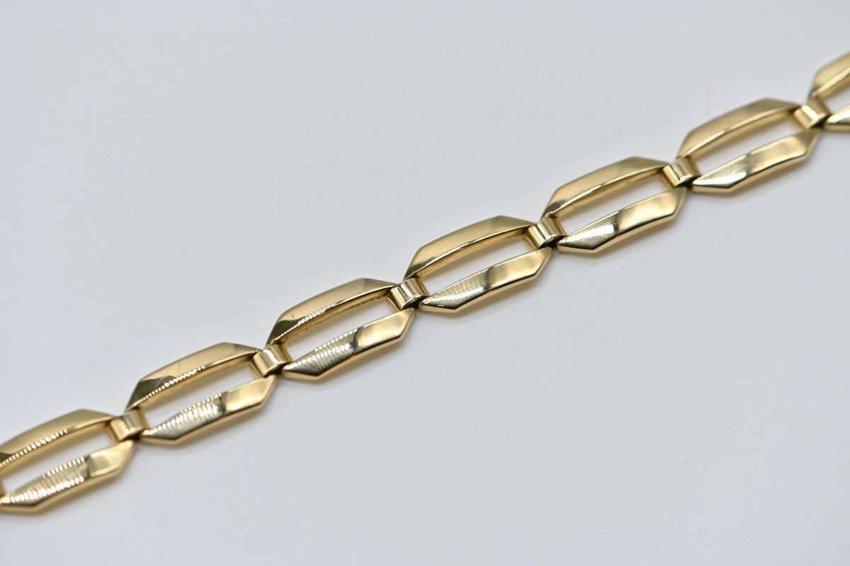 Bracelet Vintage Années 50 Or Jaune 18 Carats -photo-4