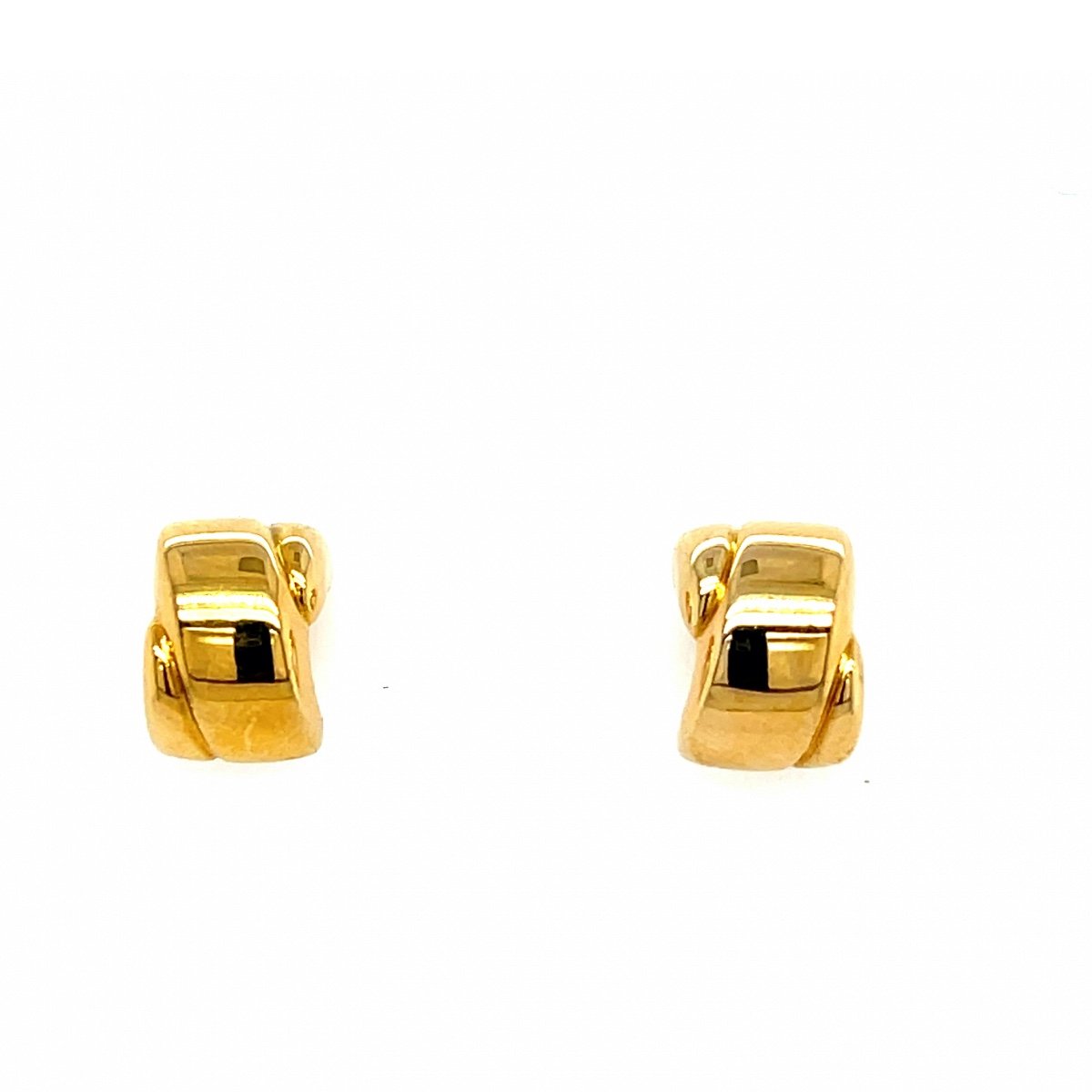 Boucles d'Oreilles Or Jaune 18 Carats -photo-2