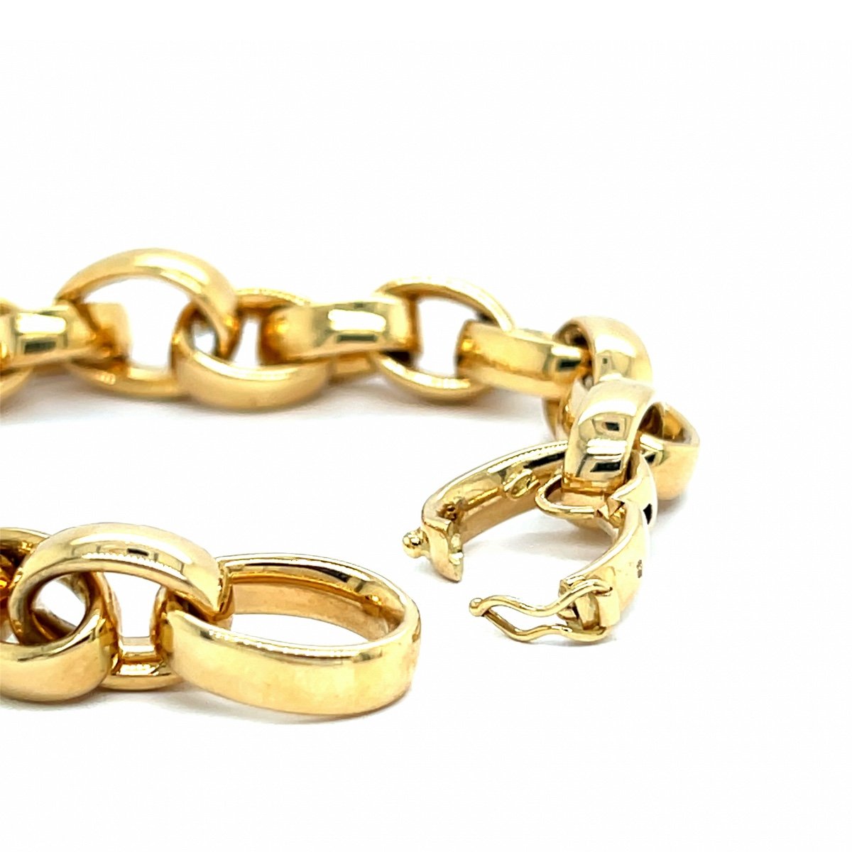 18k Yellow Gold Chain Bracelet -photo-1