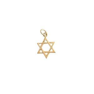 Magen David En Or Jaune 18 Carats