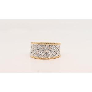 Bague Diamants 0,340 Carats Or 18 Carats 