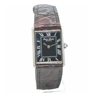 Montre Vintage Louis Leuba Bracelet Cuir Marron