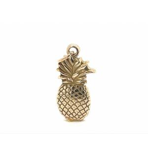 Pendentif Ananas Or Jaune 14 Carats 