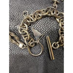 Bracelet Chaîne Argent Charms 