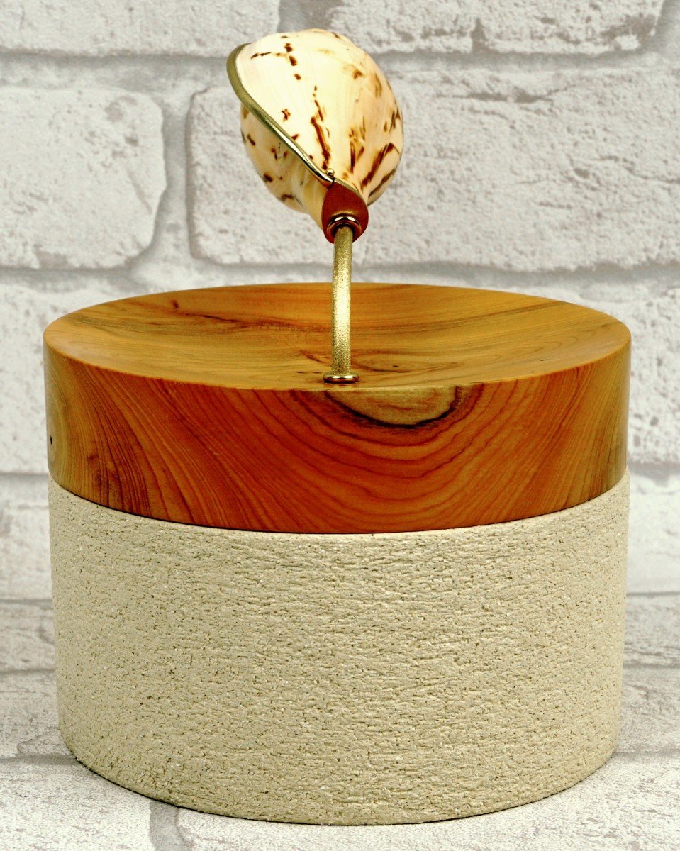 "hydro" Ceramic Box Covered With A Lid By Isabelle Fustinoni - Contemporary Ep.-photo-4