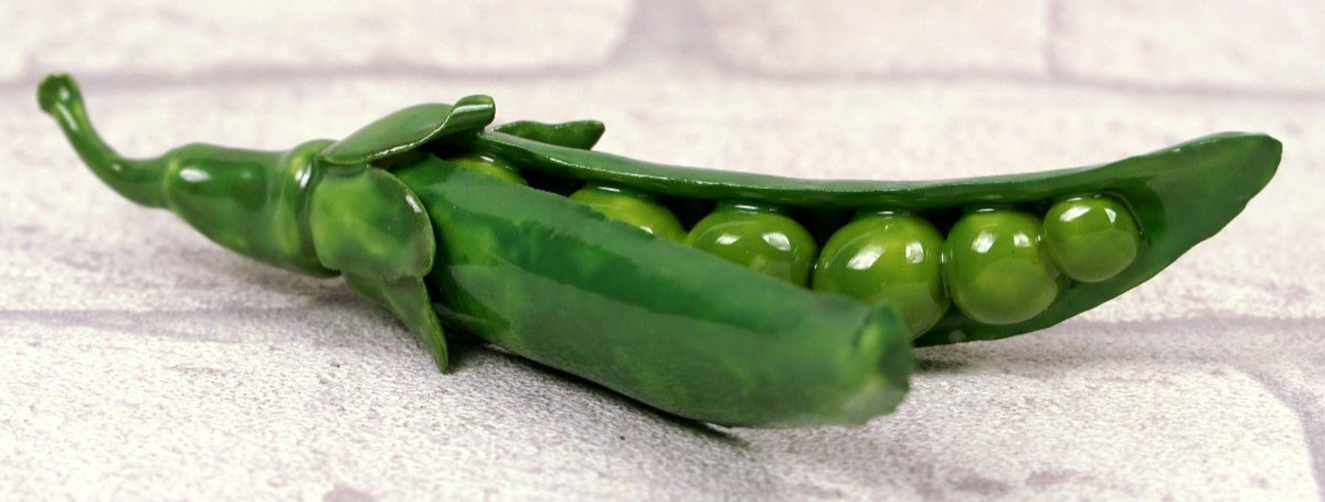 Trompe-l'oeil - "peas" In Porcelain By Didier Gardillou-photo-1