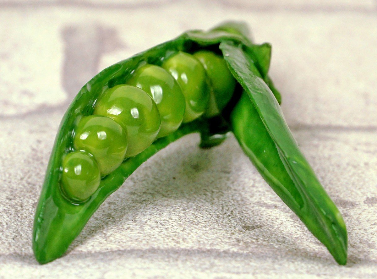 Trompe-l'oeil - "peas" In Porcelain By Didier Gardillou-photo-2