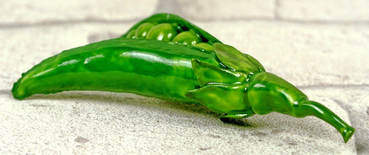 Trompe-l'oeil - "peas" In Porcelain By Didier Gardillou-photo-3