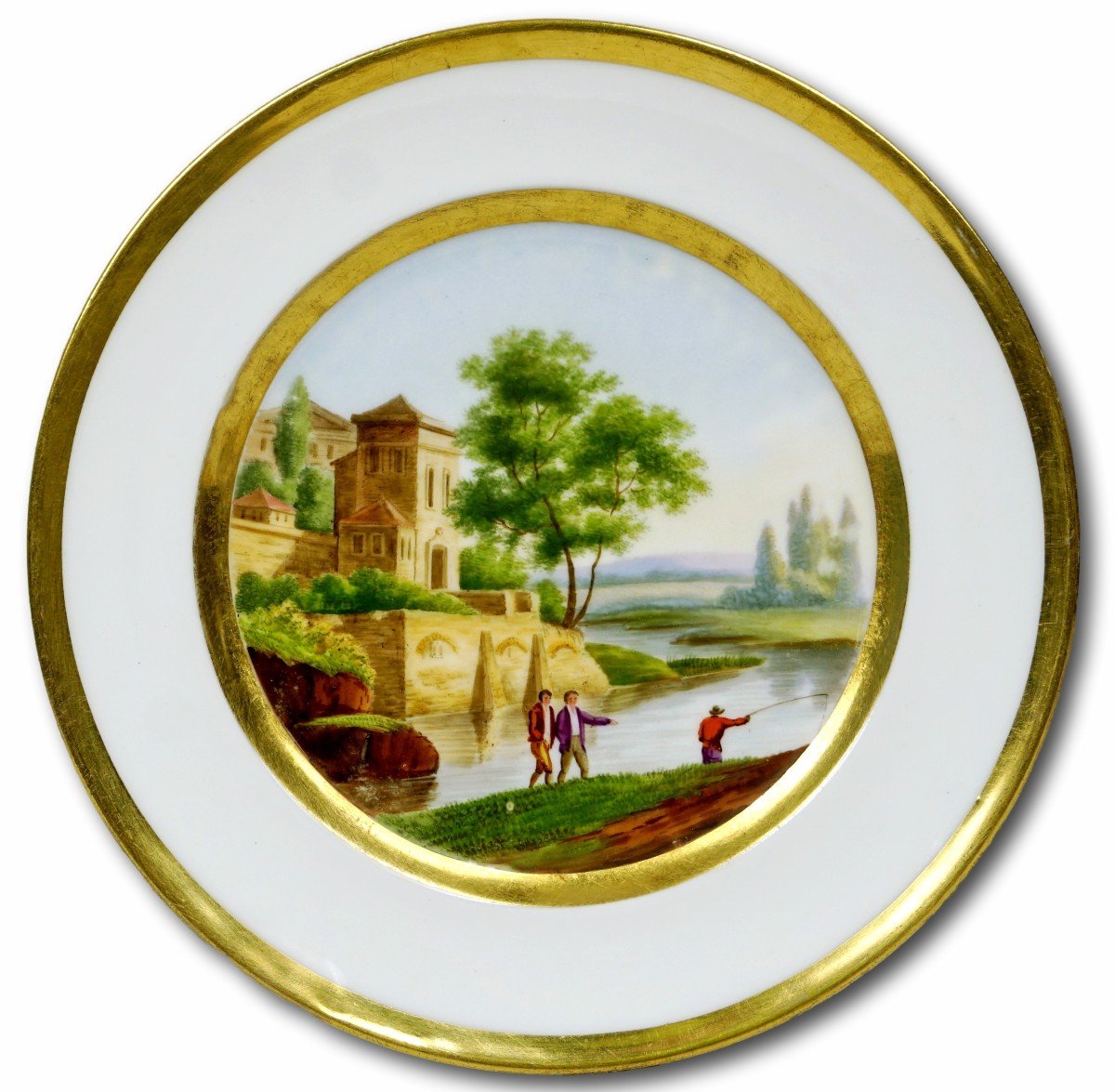 Assiette En Porcelaine De Sevres - Manufacture De Clauss Jean-marx (1858-1876) - Ep. XIXe