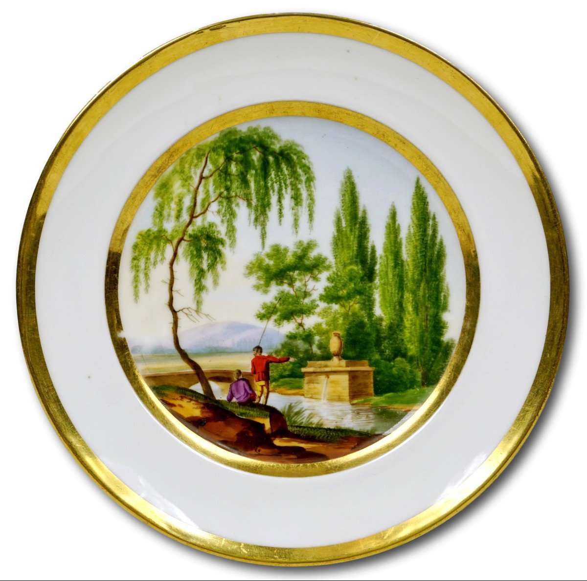 Assiette En Porcelaine De Sevres - Manufacture De Clauss Jean-marx (1858-1876) - Ep. XIXe