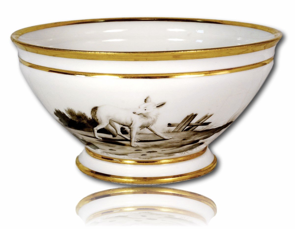 Paris Porcelain Bowl Or Bowl - Manufacture De Nast - Empire Period