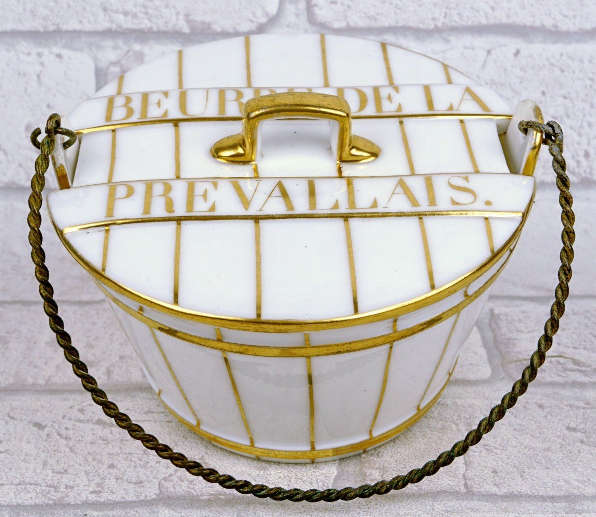 Beurrier De La Prevallais (ile Et Vilaine) Porcelaine De Paris - Manufacture De Nast-debut XIXe-photo-4