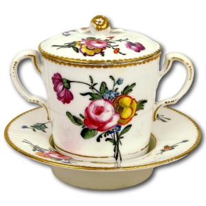 Tasse Trembleuse à 2 Anses En Porcelaine De Limoges - Manufacture Du Comte d'Artois - Ep. XVIII