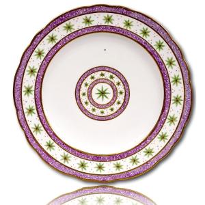 Sevres Soft Porcelain Plate - Late 18th Century - Revolutionary