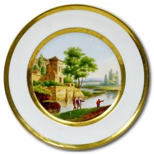 Sevres Porcelain Plate - Clauss Jean-marx Manufactory (1858-1876) - 19th Century