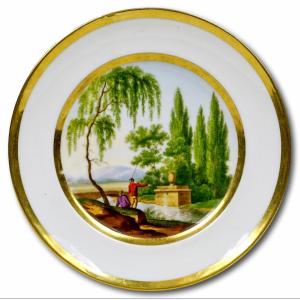 Sevres Porcelain Plate - Clauss Jean-marx Manufactory (1858-1876) - 19th Century