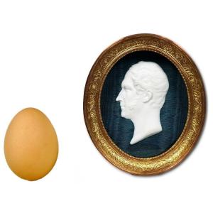 Léopold Ier Roi Des Belges En Biscuit De Porcelaine De Sevres - Ep. Debut XIXe