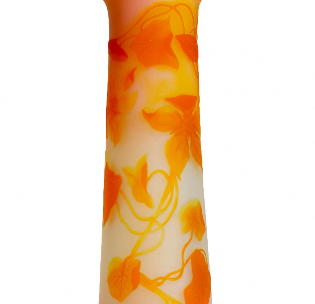 Large Nasturtium Vase By Emile Gallé Circa 1900 Art Nouveau - Era Gallé, Daum, Muller-photo-3