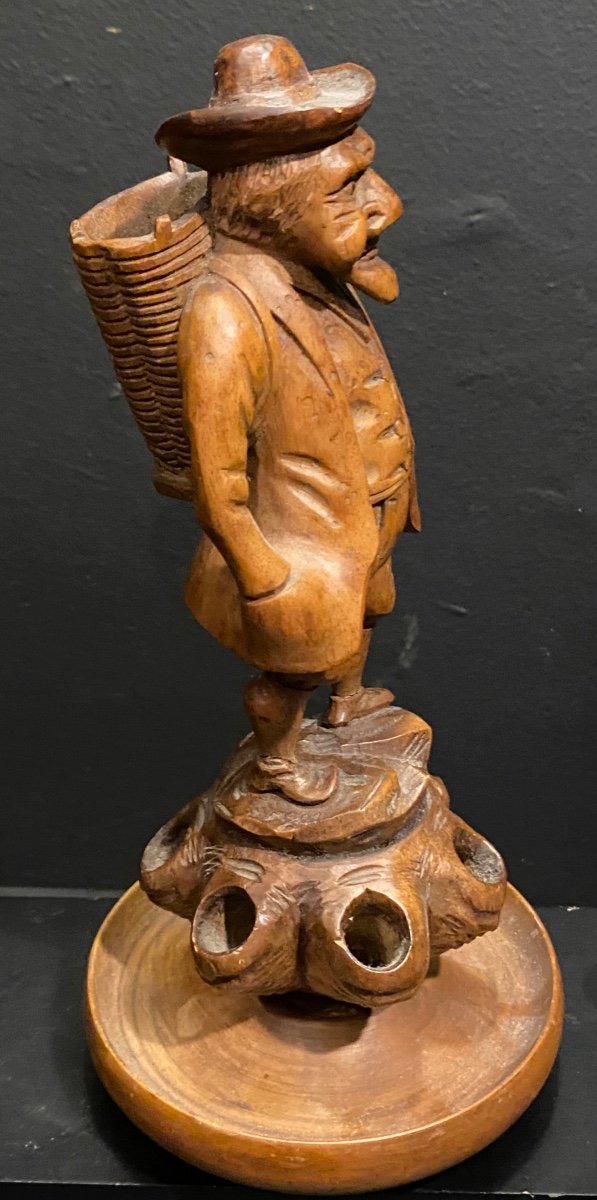 Petite Statue En Bois-photo-3