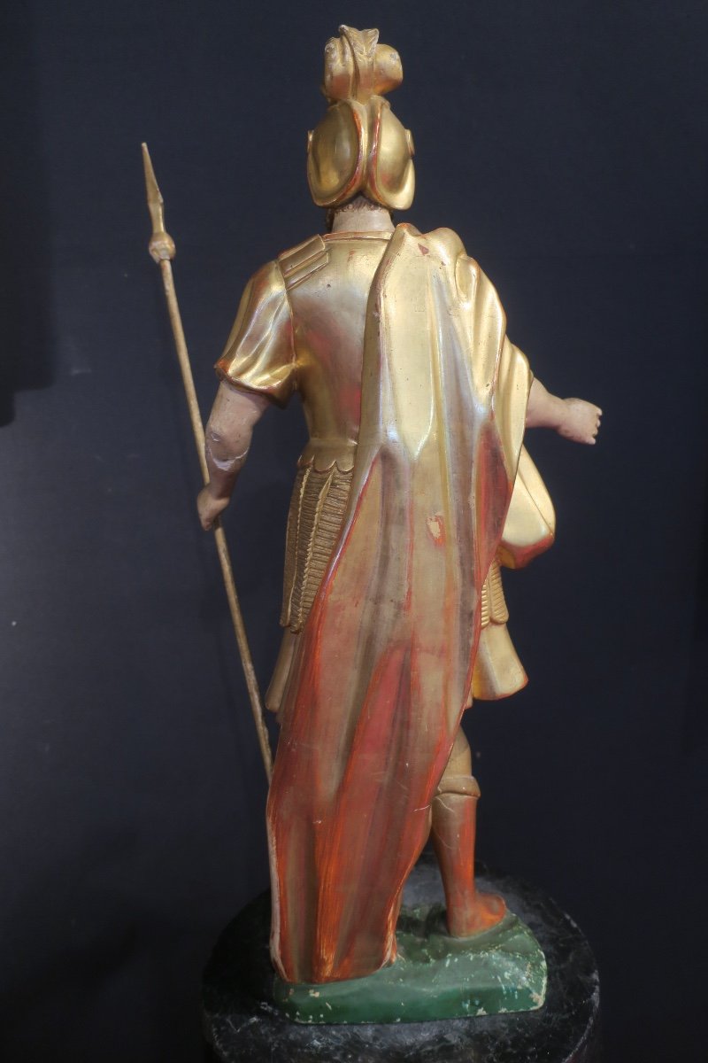 Roman Centurion In Golden Wood-photo-3