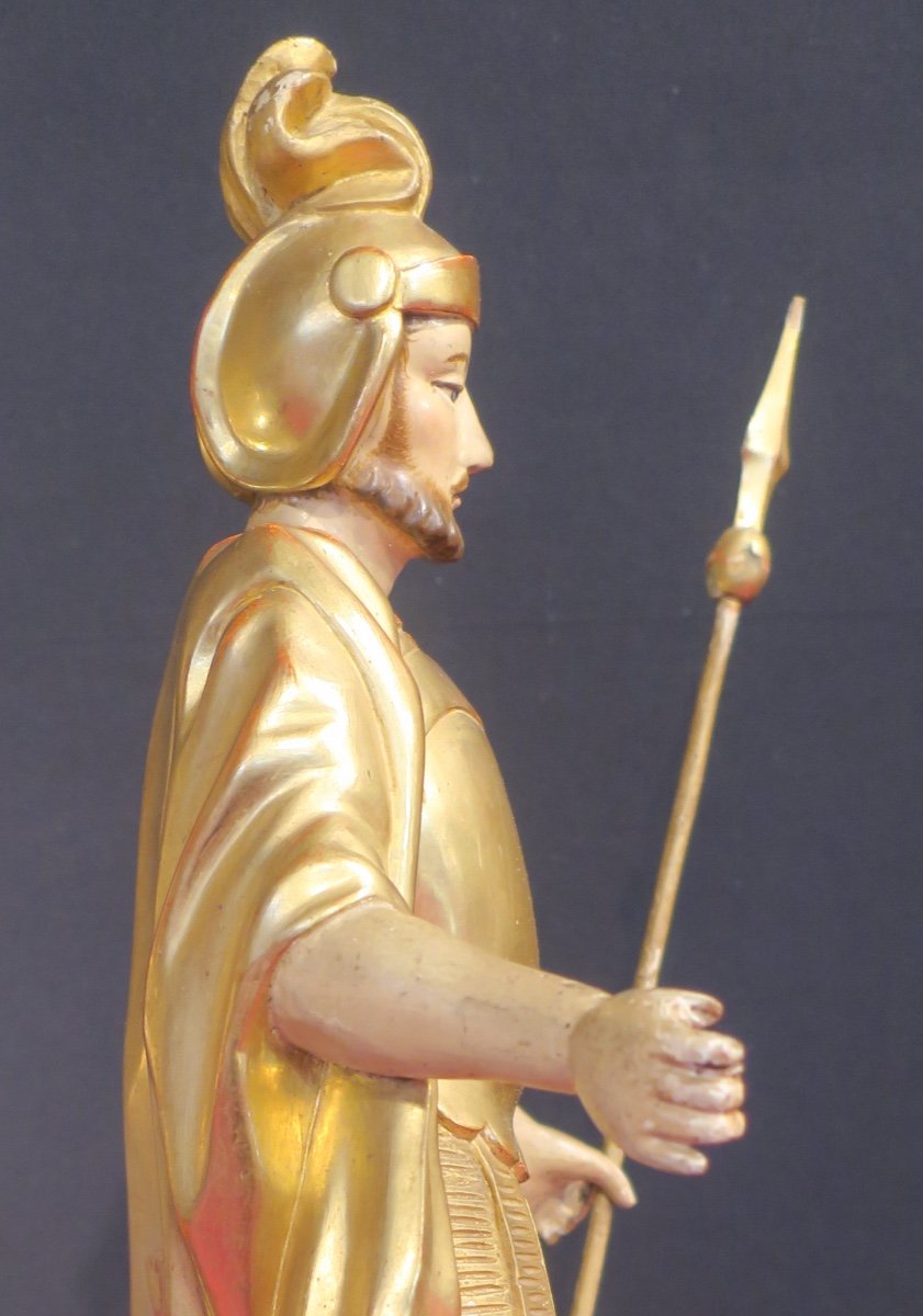 Roman Centurion In Golden Wood-photo-1