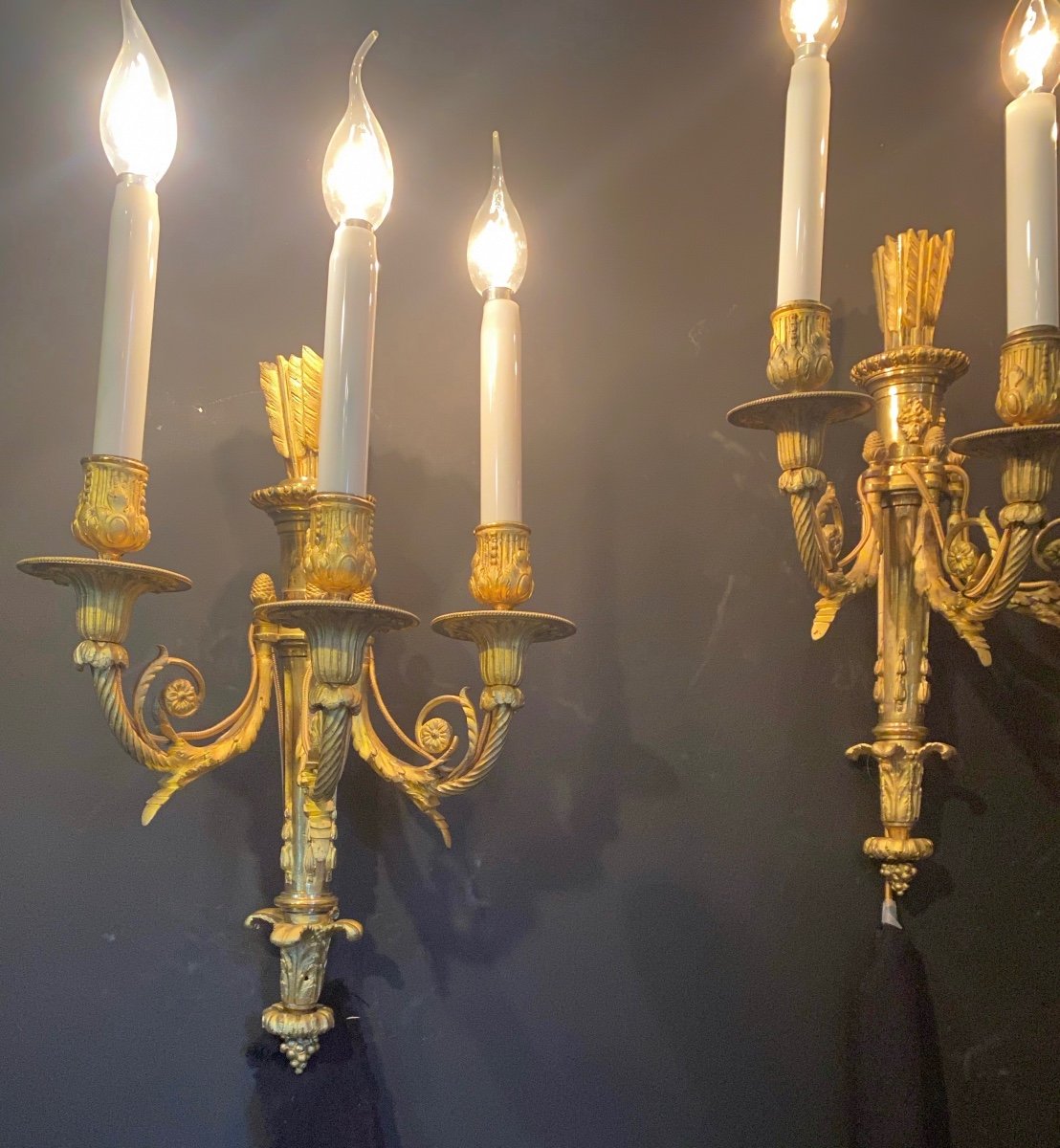 Pair Of Louis XVI Sconces-photo-3