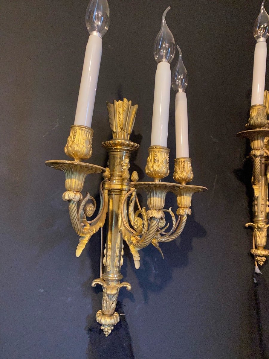 Pair Of Louis XVI Sconces-photo-5