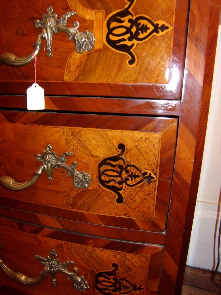 Louis XIV Commode In Marquetry-photo-4