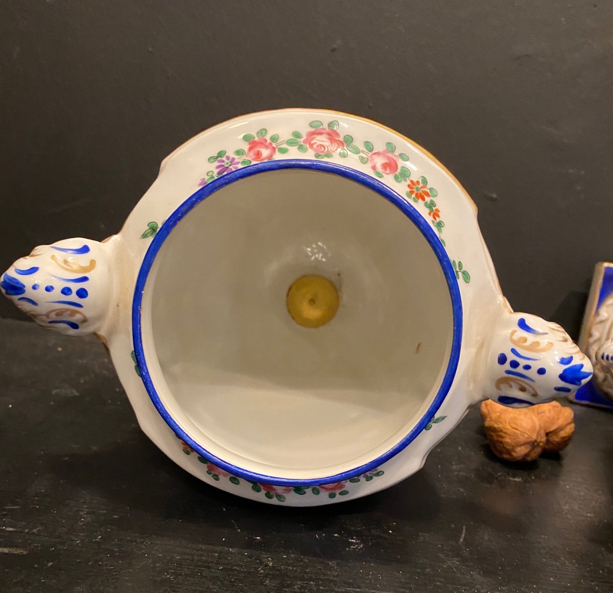 Deux Pots En Porcelaine à Décor d'Oiseaux-photo-2