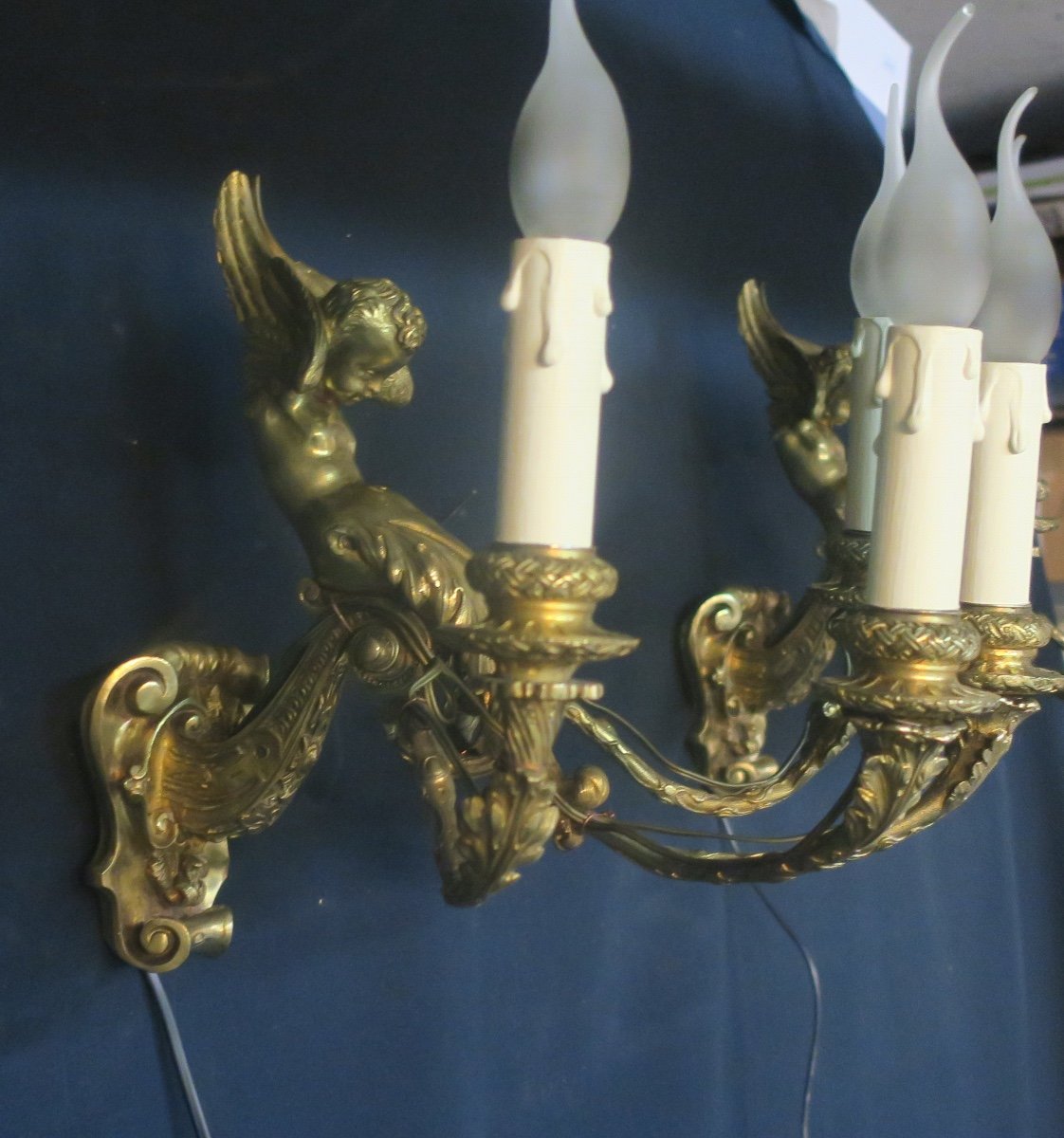 Pair Of Napoleon III Sconces-photo-4