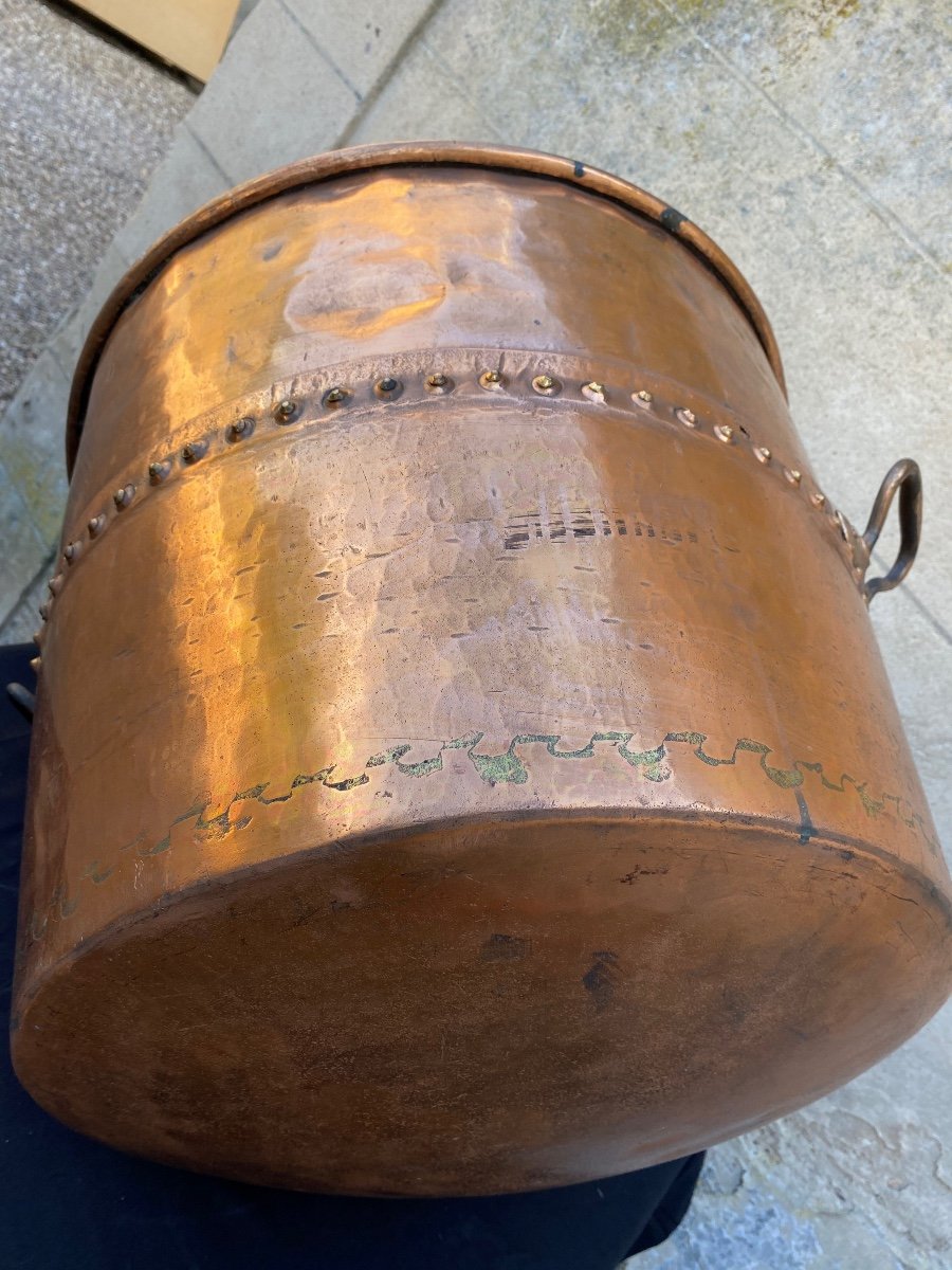 Large Copper Cauldron-photo-4
