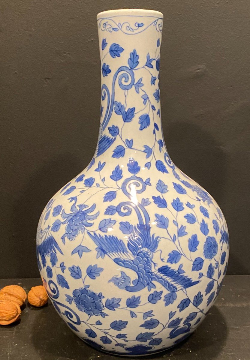 Chinese Blue Porcelain Vase